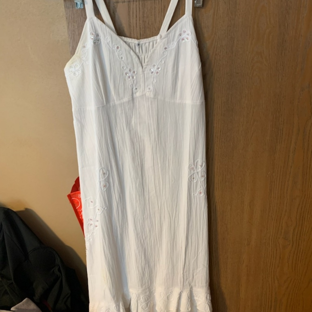 White dress
